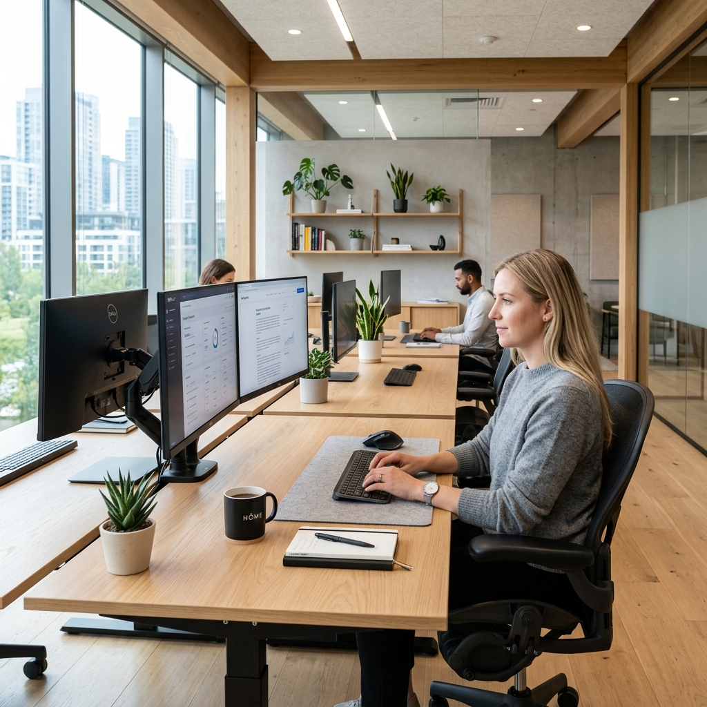 Office workspace cleaning service