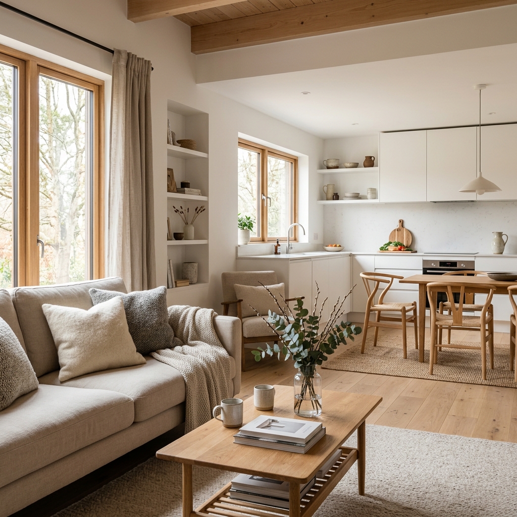 Cozy Nordic house cleaning service